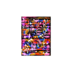 Broken Beat 05 – unframed 30×40 cm fine art print (12×16"). Layered abstract composition. Printed on Hahnemühle German Etching 310gsm archival paper.