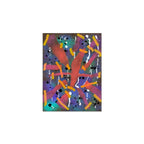 Broken Beat 06 – unframed 30×40 cm fine art print (12×16"). Layered abstract composition. Printed on Hahnemühle German Etching 310gsm archival paper.
