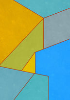 Constructed Fields 04 artwork main image. Abstract geometric colour-field fine art print on white background.