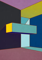 Constructed Fields 07 artwork main image. Abstract geometric colour-field fine art print on white background.