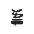 Ink Composition 19 black ink, unframed 30x40cm fine art giclée print.