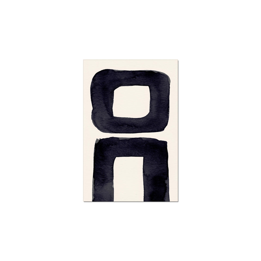 Ink Composition 21 black ink, unframed 30x45cm fine art giclée print.