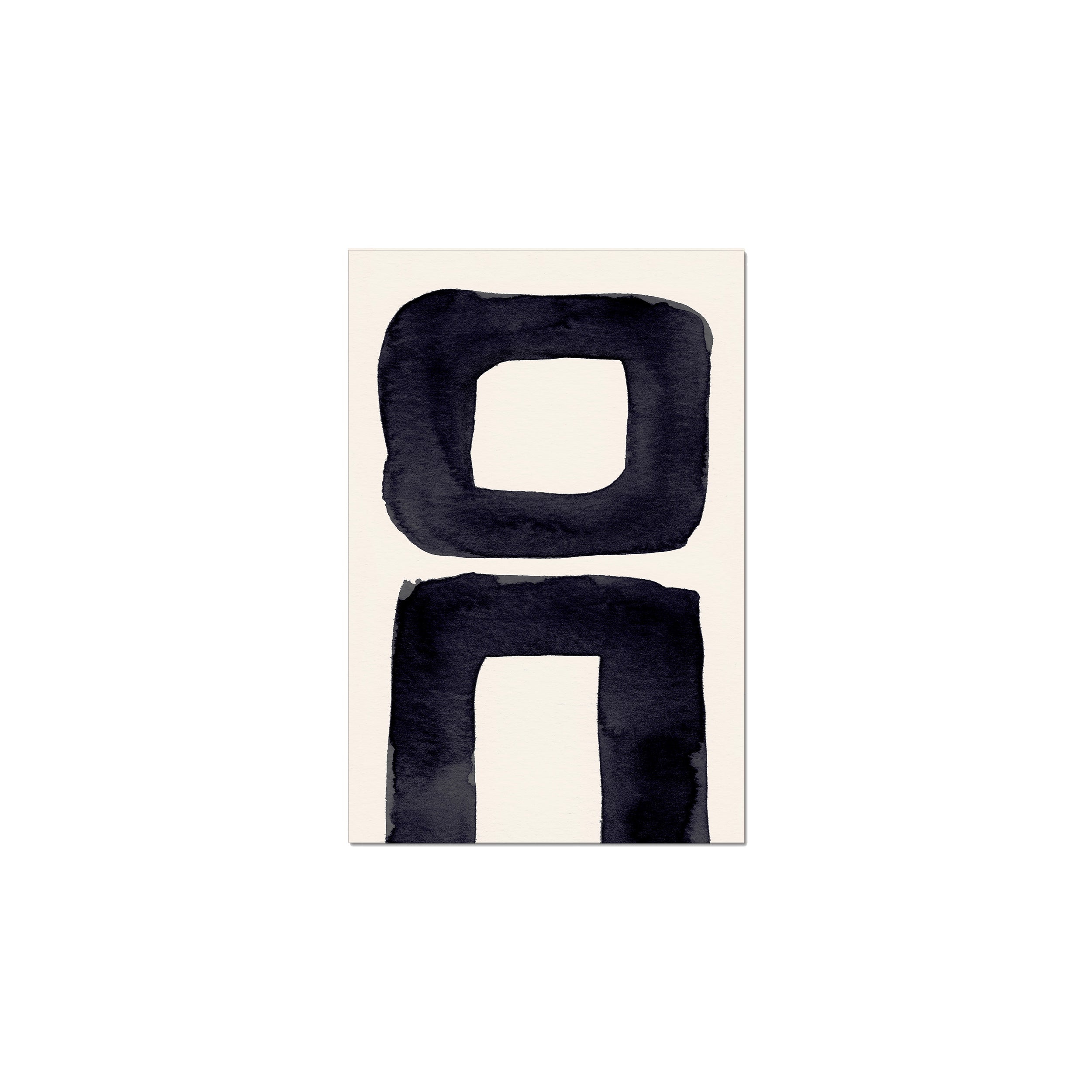 Ink Composition 21 black ink, unframed 30x45cm fine art giclée print.