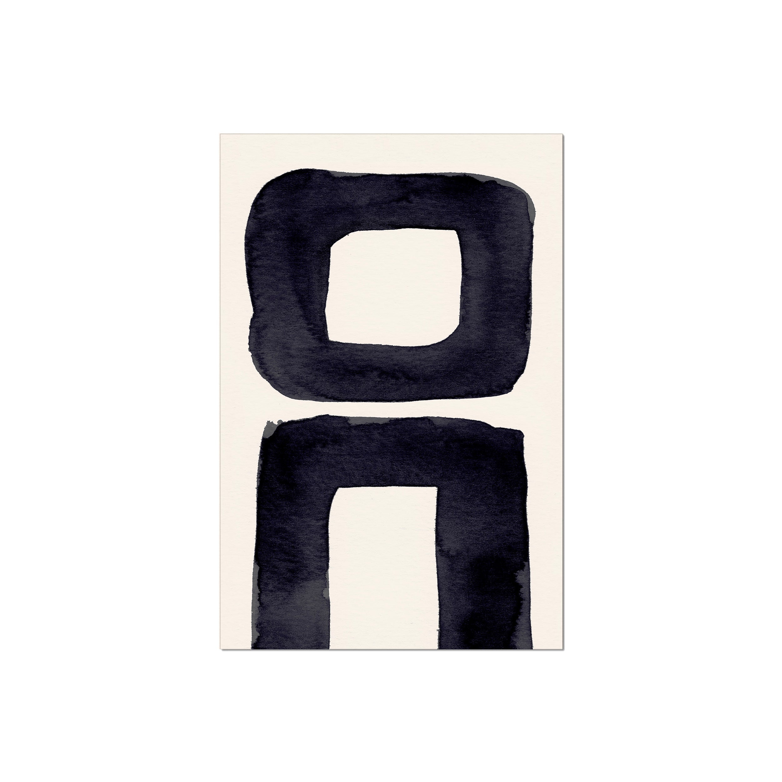 Ink Composition 21 black ink, unframed 40x60cm fine art giclée print.