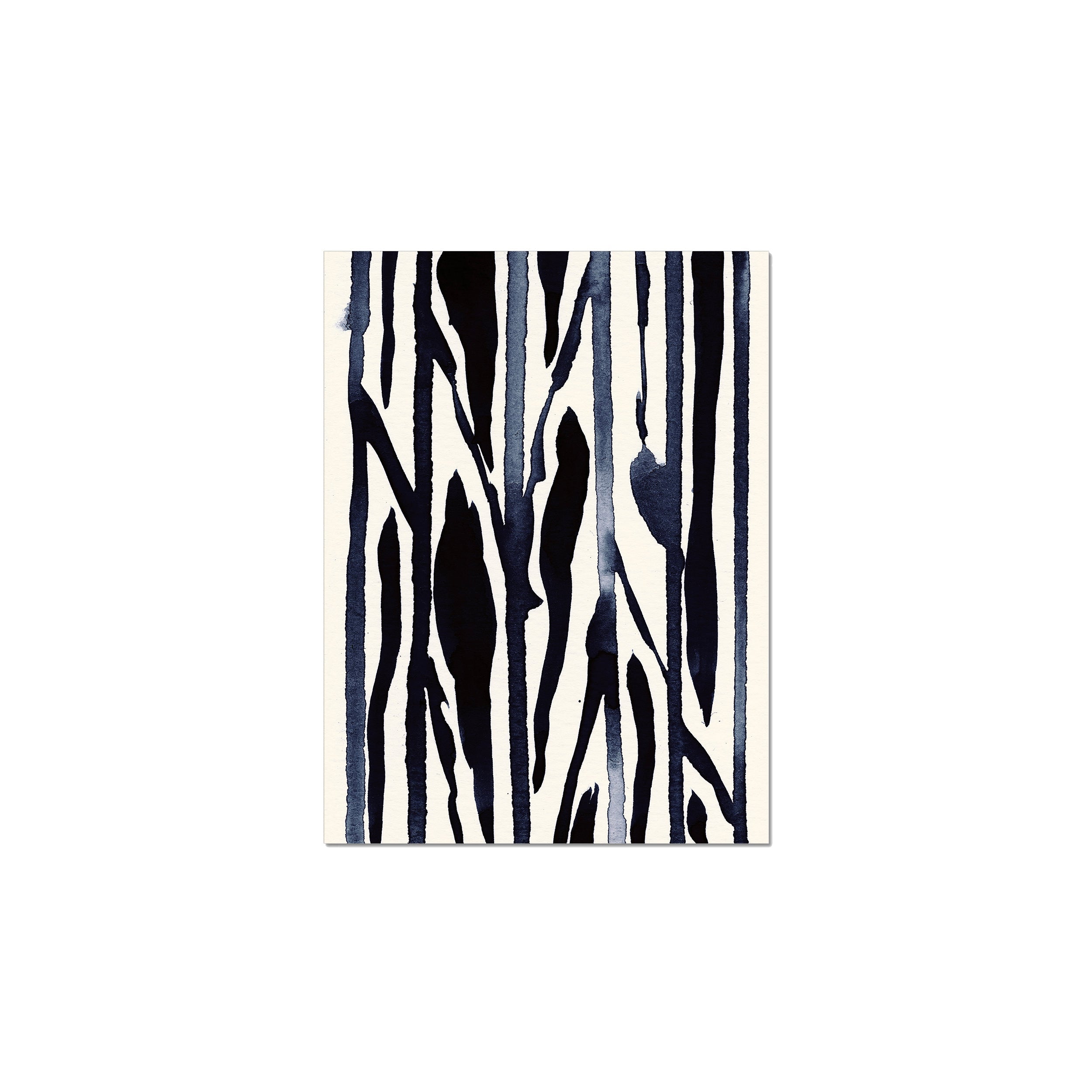 Ink Composition 22 black ink, unframed 30x40cm fine art giclée print.