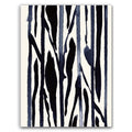 Composition in Ink 22 – pure abstract giclée art print in black ink, contemporary minimalist wall art, portrait format, Open Wall Studio Studies in Ink collection